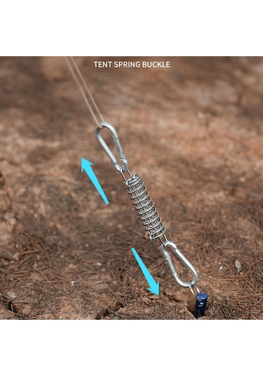 Suntek Çadır Bahar Tokaları Balıkçılık Için Karabina-ile Karabina İle Çok Renkli