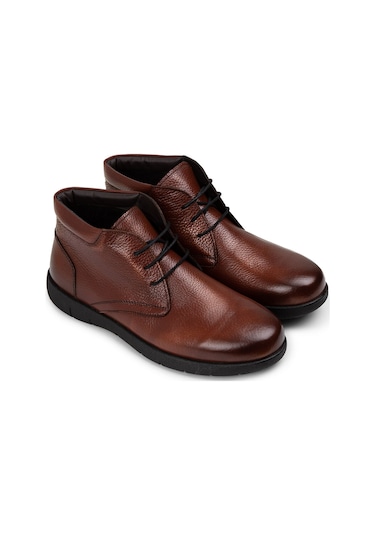 Deery Hakiki Deri Bakır Rengi Erkek Bot - 01970mbkrc01