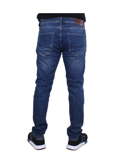 Twister Panama 761-01 Lacivert Düşük Bel Dar Paça Erkek Jeans Pantolon Lacivert
