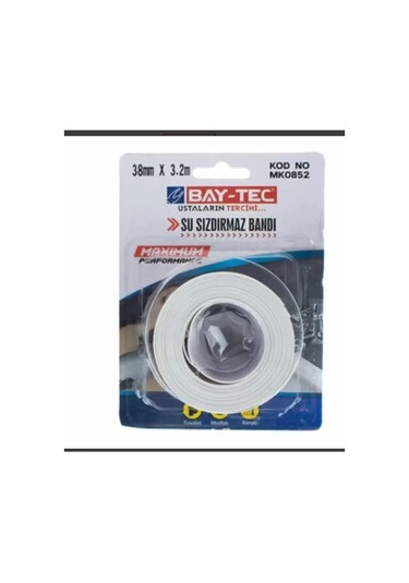 Baytec Su Geçirmez Sızdırmaz Bant 38mm Banyo Küvet Mutfak Lavabo