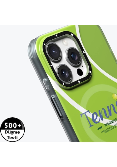 İphone 16 Pro Uyumlu Kılıf Magsafe Şarj Özellikli Spor Tasarımlı Youngkit Dynamic Serisi Kapak Yeşil