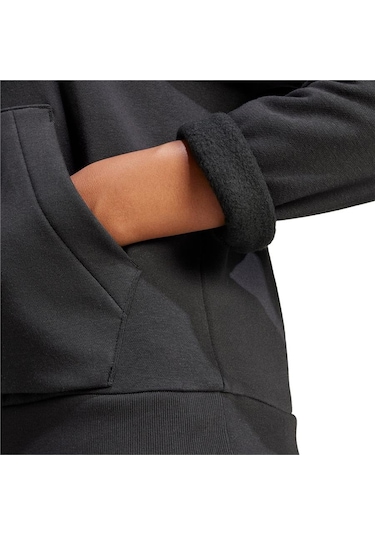 Adidas W Sl FC HD JN1861 Kadın Sweatshirt - Siyah