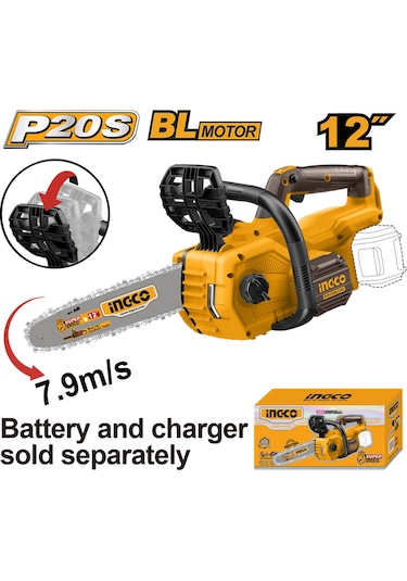 Ingco ING-CGSLI20128 Li-İon Akülü Ağaç Kesme Akü Ve Şarj Aleti Hariç