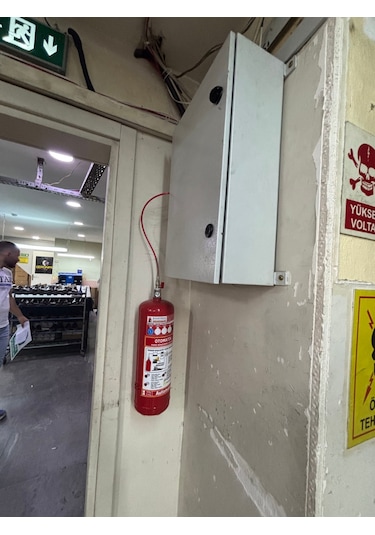 Santral 6 Kg Fm200 Otomatik Pano Söndürme Sistemi Yangın Tüpü Elektrik Panoları Ve Özel Alanlar