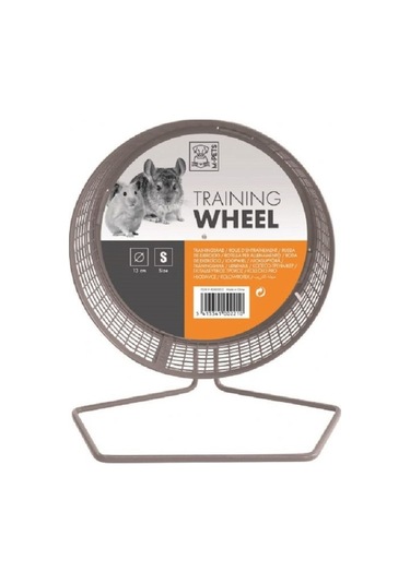 M-Pets Hamster Training Ayaklı Small Metal Çark 13 CM
