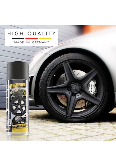 Jant Folyo 4Lü Set - Parlak Siyah