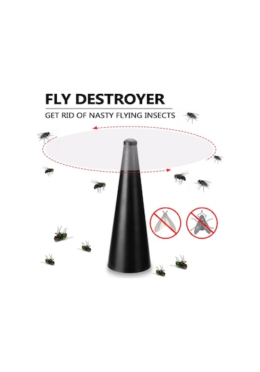 Sinek Kovucu Fan Gıda Koruyucu Sinek Yok Edici Gümüş