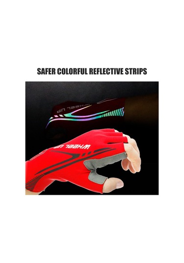 Yuntech01 Sürekli Rengi Siyah L Beden Spandex Jel Mikrofiber Ergonomik Antipatik Kısa Parmak Bisiklet Eldiveni Yürüyüş, Koşu, Sürüş, Kamp, Balıkçılık, Dağcılık İçin Uygun Siyah