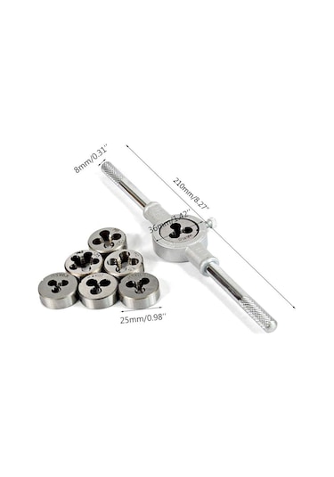 Valkyrie 8 Parça Pafta Seti Ve Kolu M3 M4 M5 M6 M8 M10 M12