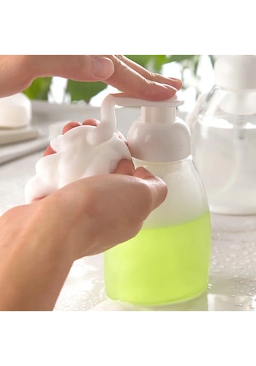 100 Ml-30/60/100/150 Ml Şeffaf Köpük Şişe Sıvı Sabun Şanti Köpük Noktaları Şişeleme Şampuan Losyon Duş Jeli Köpük Pompası Şişeleri