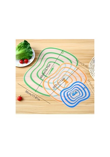 Tongdashop Kaymaz Sarı Plastik Kesme Tahtası - Dayanıklı Sebze Meyve Doğrama Yüzeyi sarı