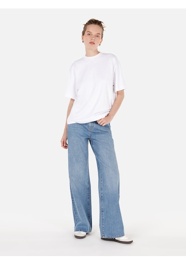 Colins 970 Berry Normal Kesim Mavi Kadın Pantolon Cl1070777 Denim