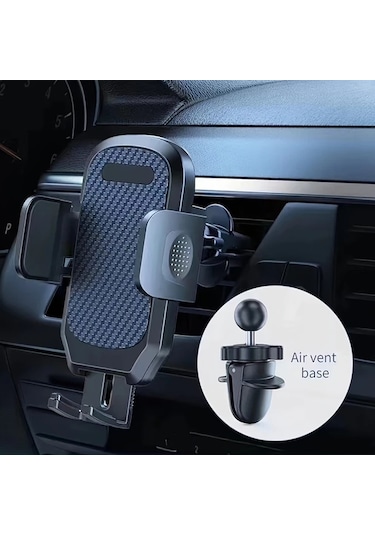 Primepickings 360 Derece Dönebilir Black 2 Araç Havalandırma Telefon Tutucu - Telefonunuzu Kolayca Monte Edin