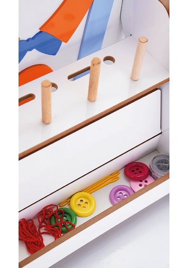 Ahşap Mini Terzi Ünitesi Meslek Oyuncakları