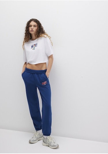 Mavi - Mavi Logo Baskılı Lacivert Eşofman Altı 1010757-82625 Lacivert