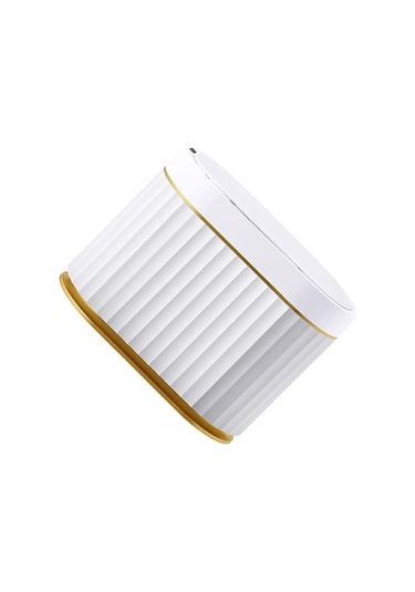 Qian Akıllı Çöp Kutusu - 5l Büyük Kapasiteli Mühür Kilit Kokusu Beyaz