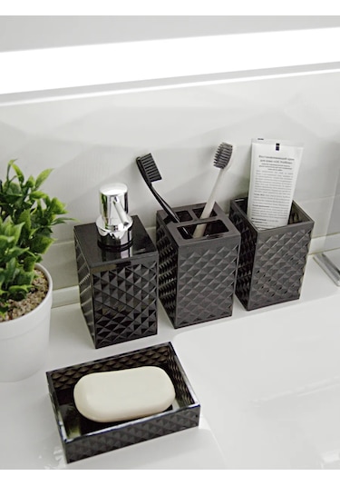 Masteriska Banyo Aksesuarları Seti 377469254 Siyah