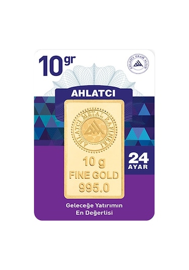 Ahlatcı Kuyumculuk 24 Ayar Külçe Altın 10 G