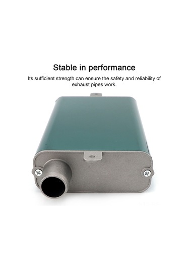 Reedark Yüksek Kaliteli 24mm Araç Egzoz Susturucu - Dayanıklı Alüminyum Alaşım, Gürültü Azaltıcı, Mavi Seçenek