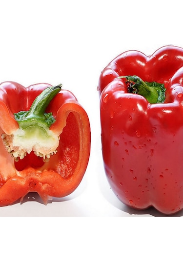 Doğal İri Kırmızı Dolmalık Biber Tohumu 20 Tohum
