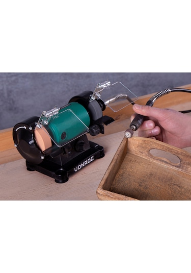 Vonroc Tezgah Spiralli Taş Motoru - 150W – 75Mm