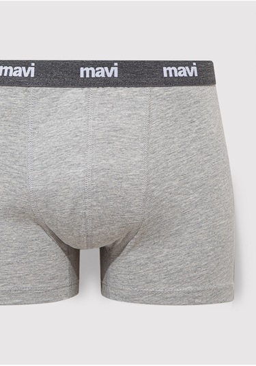 Mavi - Gri Basic Boxer 0911180-82816