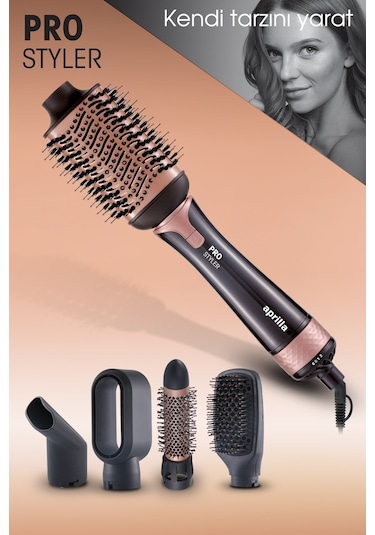 Aprilla AHS-2038 5'i 1 Arada Hava Üflemeli Saç Şekillendirici