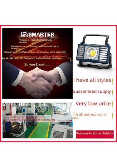 Xiyyadms Usb Şarjlı Cob Led İş Lambası - Mıknatıs Kanca, Pil Göstergesi, 28 Led'li, 2200mah, Elserbest Bakım Ve Acil Işık W599b Büyük Boy