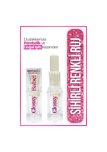New Well Magic Of Color Transparent Lipstick Dudak Parlatıcı 5 G