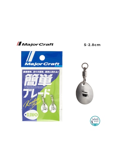Major Craft Kantan Blade Kaşık Slow 2.8cm Small 02 Silver