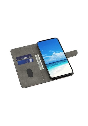 İphone 15 Darbeye Dayanıklı Deri Kapaklı Folio Telefon Kılıfı Ve Cüzdan İle Uyumlu Çok Renkli