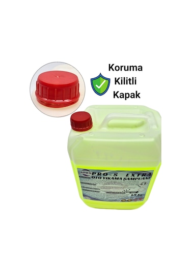 Cilalı Oto Şampuanı, 5 Kg Fırçasız Oto Yıkama Şampuanı, 1/60