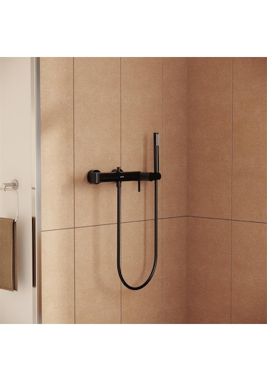 VitrA Suit Banyo Bataryası Parlak Siyah A4281839 Krom