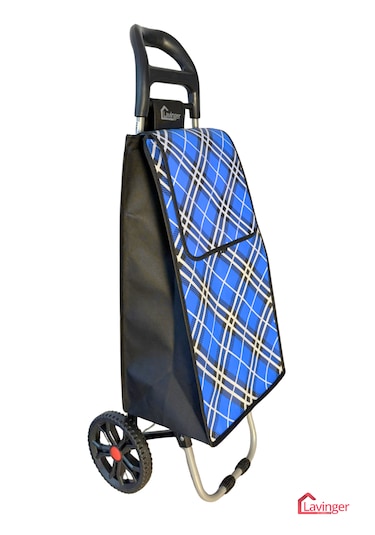 58a Pazar Arabası Plus Büyük Tekerli Mavi