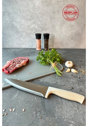 Neoflam Fika Şef Bıçağı Bej 20 cm D-NEOFCK020