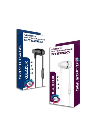 Vertech V910 Mikrofonlu Kulak İçi Kulaklık