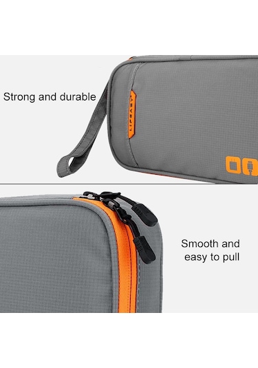 Sones Çok İşlevli Kulaklık Şarj Cihazı Veri Kablosu Saklama Çantası Taşınabilir Güç Paketi, Boyutlar: U, 25 X 18 X 7 Cm Diğer