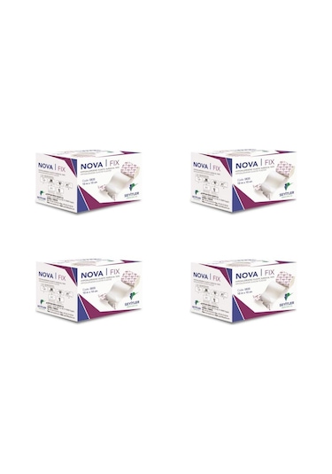 Nova-Fix Esnek Sabitleme Bandı Fix Flaster Bant 10 M x 10 CM 4 Adet