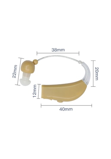 Sones Yaşlılar İçin Ses Amplifikatörü Nı Şarj Edebilir, Özellikler: Ab Fişi Ten Rengi Çift Makine + Siyah Şarj Kutusu