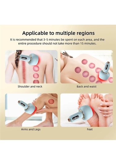 Willowhaven Elektrikli Güzergah Masaj Vakum Emme Zayıflama Vücut Mavi Mavi