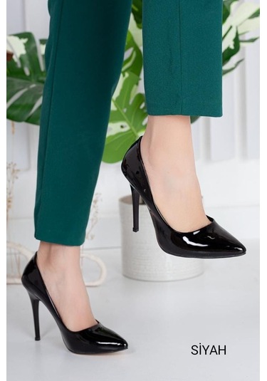 Asya Kadın İnce Topuklu Stiletto Ayakkabı Siyah