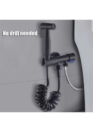 Xianwen Geeroyoo Taşınabilir Çok Amaçlı Bide Duş Başlığı - Siyah