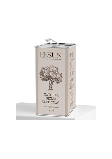 Efsus Naturel Sızma Zeytinyağı Teneke 5 L