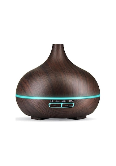 Hava Nemlendirici Buhar Makinesi ve Aroma Terapi Cihazı Led Işıklı Koyu SL-168