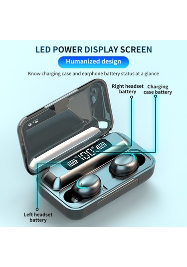Jeemson Ipx5 Su Geçirmez Tws Bluetooth Kulaklık, Akıllı Ses Asistanı, Otomatik Eşleşme, Gürültü Azaltma, Siyah Dokunmatik Model