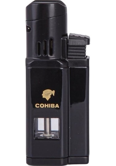 Cm0436sy 3 Jet Torch Puro Çakmağı Siyah Krom