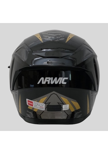 Arwic Street Model Yarım Motosiklet Kaskı Ar836 Sarı