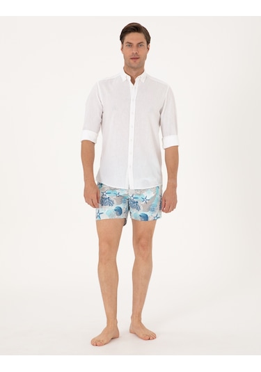 Pierre Cardin Erkek Mint Deniz Şortu 50307930-vr090 Mint