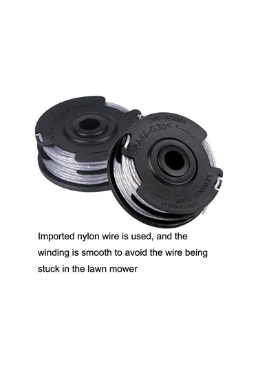 Sones Çim Biçme Makinesi Naylon Çift Katmanlı Biçme Hattı Oyun İpi Makarası Greenworks'ü Değiştirir Siyah