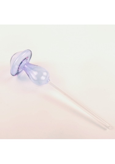 Sones Mantar Şekli Ev Bitkileri Çiçekler Su Besleyici Otomatik Kendiliğinden Sulama Şeffaf Cam Cihazlar Mor